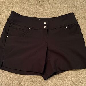 Women's Black golf shorts